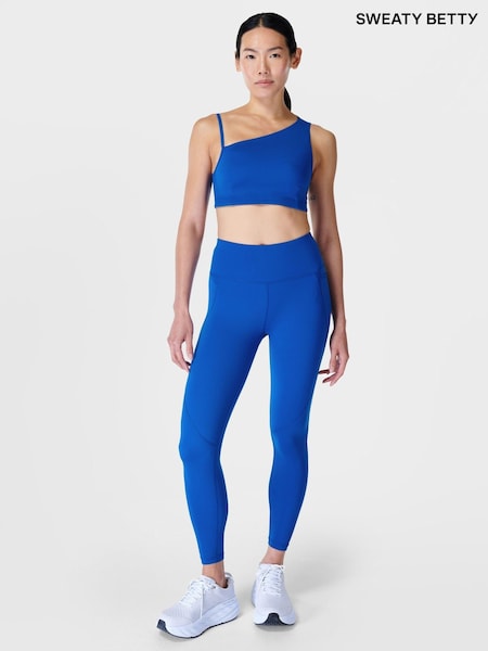 Sweaty Betty Lightning Blue 7/8 Length Power Workout Leggings (B40863) | €56
