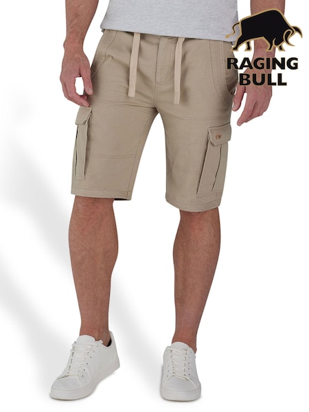 Raging Bull Cargo Brown Shorts (B40928) | ₪297