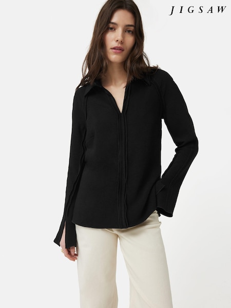 Jigsaw Japanese Crepe Seamed Shirt (B41096) | €118