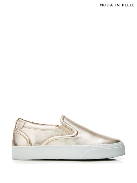 Moda In Pelle  Adreenia Slim Sole Slip On Trainers (B41127) | ₪448