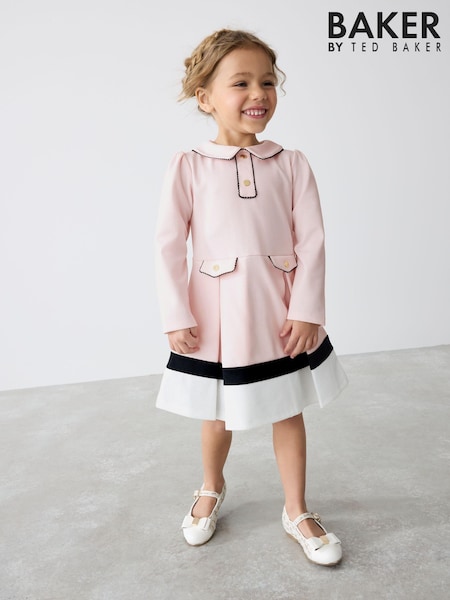 Baker by Ted Baker Collared Ponte Dress (B41200) | AED118 - AED129