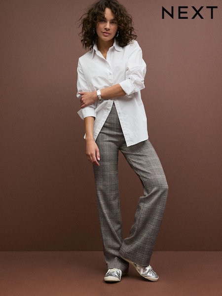 Neutral Smoothing Ponte Wide Leg Trousers (B41382) | €15