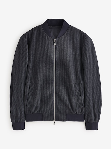 Remus Uomo Black Colter Wool Blend Bomber Jacket (B41387) | €102