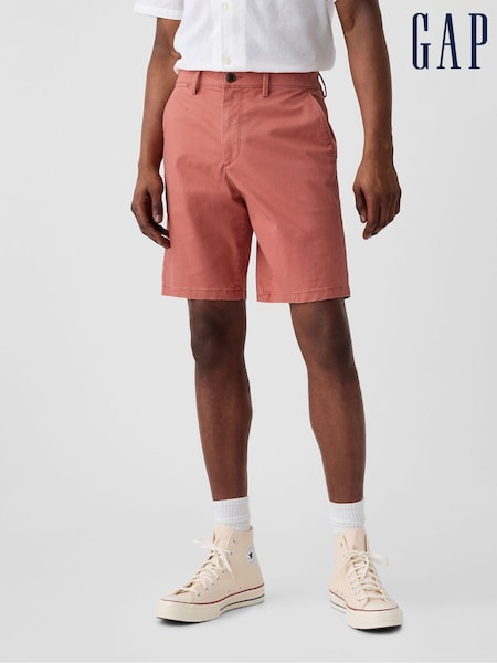 Gap Coral Pink 9" Chino Shorts (B41599) | €23