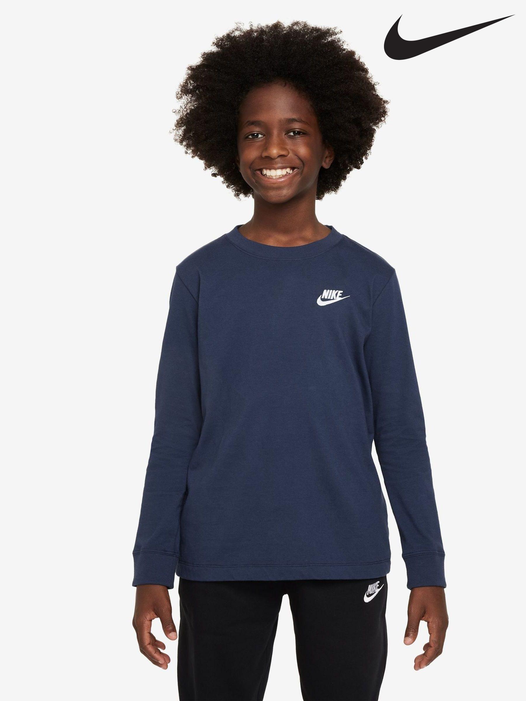 Navy blue nike long sleeve online