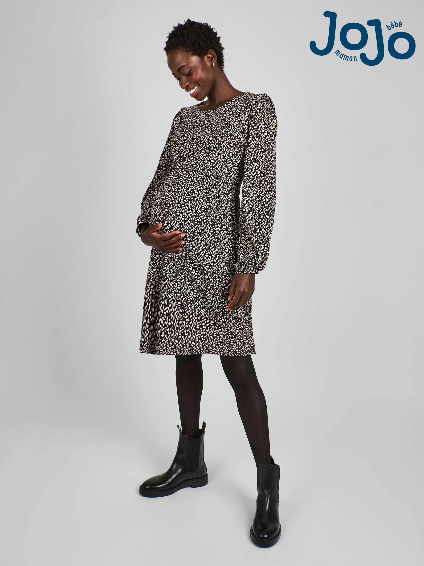 Women s Maternity Dresses JoJo Maman Bebe Casual Animalprint Next Ireland