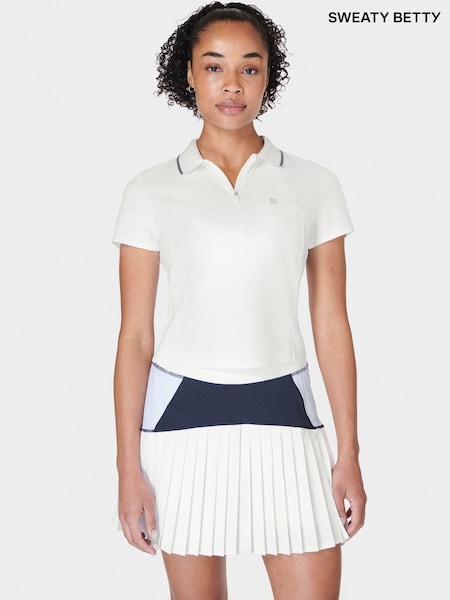 Sweaty Betty White Power Match Point Tennis T-Shirt (B41868) | €44