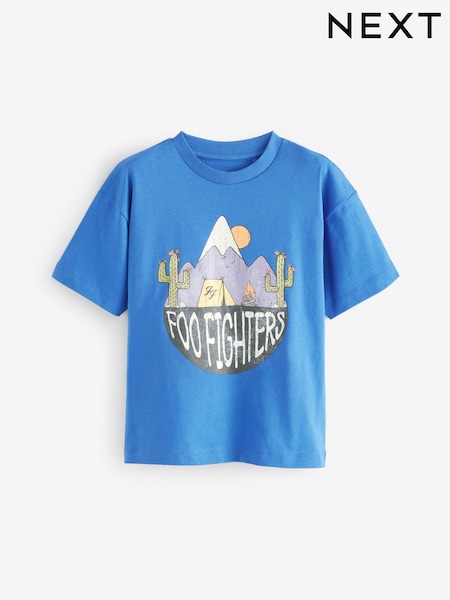 Blue Foo Fighters Licensed 100% Cotton T-Shirt (3-16yrs) (B41915) | €9 - €11