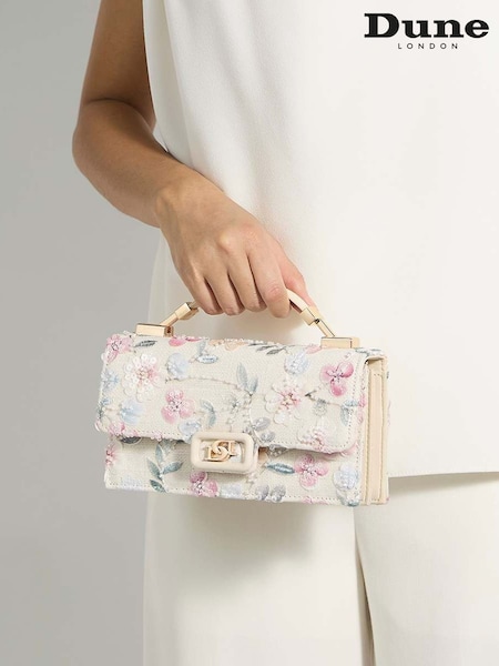 Off White - Dune London Skilled Top Handle Micro Bag