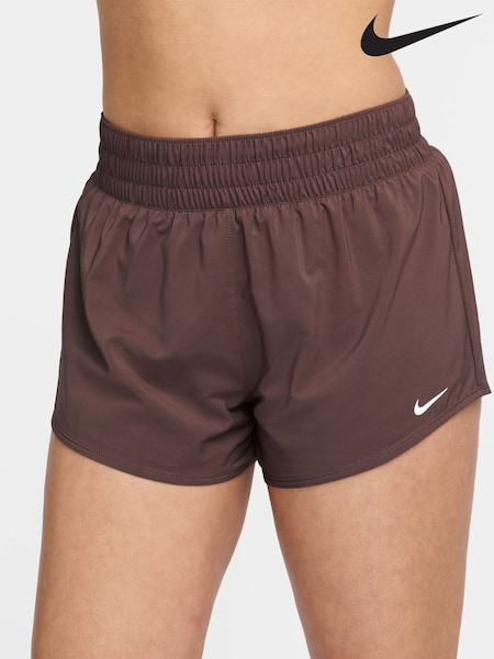 Nike Brown One Dri-FIT Mid Rise 3" Brief Lined Shorts (B42054) | 2,283 UAH