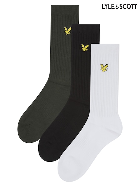 Lyle & Scott Scout Cotton Boys Sports Socks 3 Pack (B42086) | 13 €