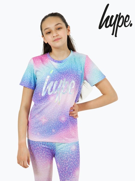 Hype Girls Purple Multi Star Dust T-shirt (B42191) | 125 zł
