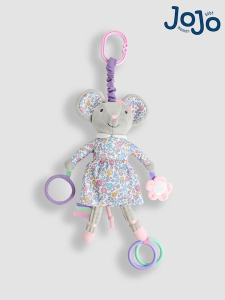 JoJo Maman Bébé Pink Mouse Activity Toy (B42272) | €23.50