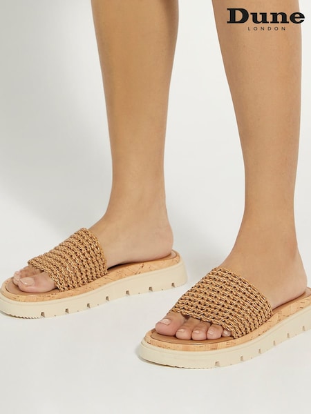 Dune London Looners Woven Sliders (B42508) | 469 LEI