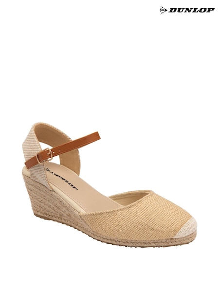 Dunlop Natural Wedges Espadrilles Sandals (B42797) | €27