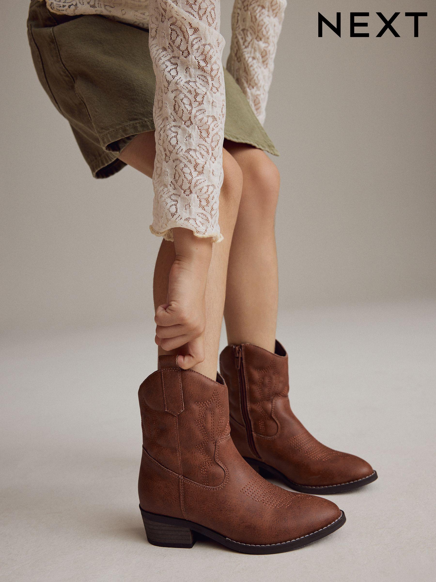Next girls tan boots sales