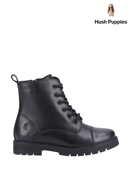 Cuero negro - Hush Puppies Lauren Junior Shoes (B42853) | 85 €