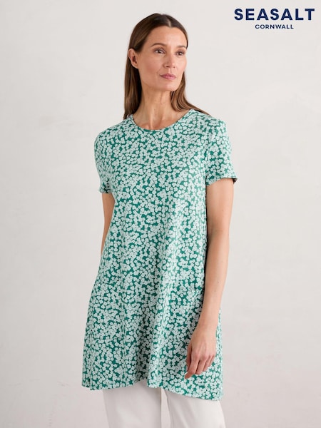 Seasalt Cornwall Green Killiow Tunic Top (B42948) | €35