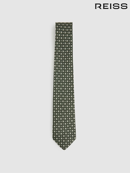 Reiss Cavoli Silk Medallion Print Tie (B43023) | €104