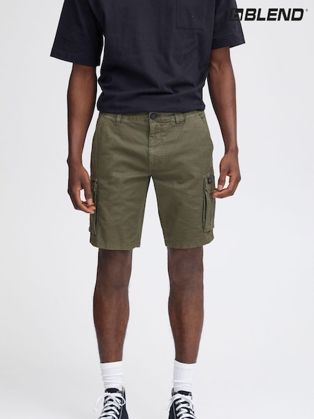Blend Green Stretch Cargo Shorts (B43161) | €15