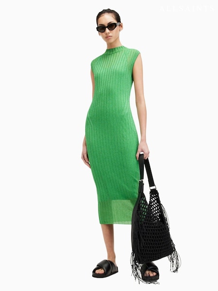AllSaints Green Patrice Dress (B43184) | €121