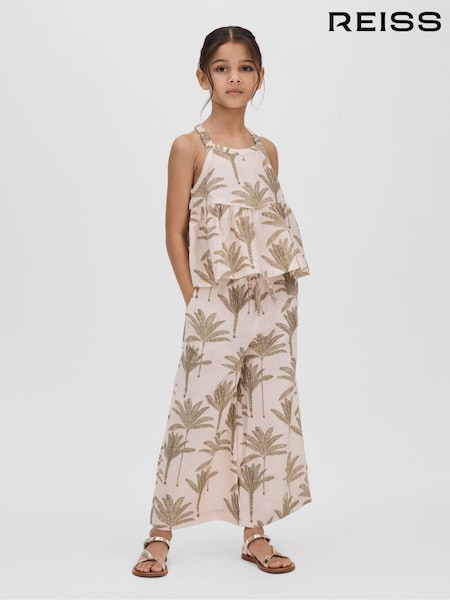 Reiss Klemee Linen-Cotton Drawstring Trousers (B43298) | ‏324 د.إ.‏