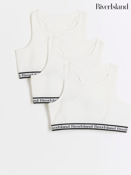 River Island Girls 100% Cotton Bras Pack of 3 (B43542) | 17 €
