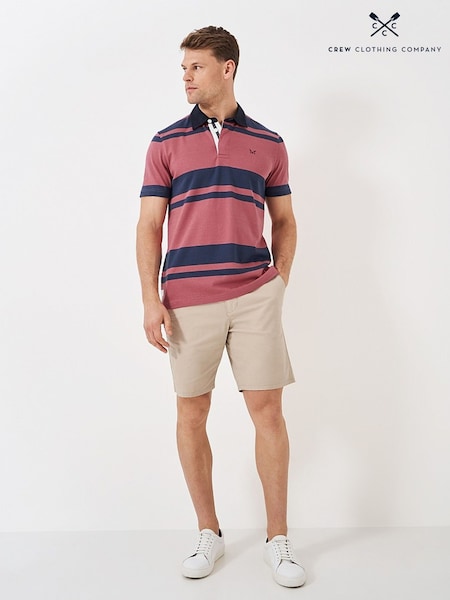 Crew Clothing Short Sleeve Banded Rugby 100% Cotton Shirt (B43543) | €27