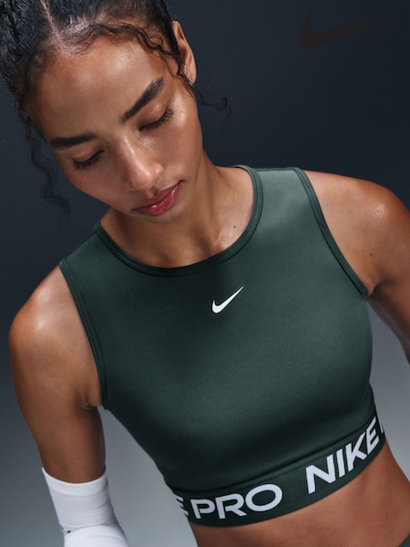 Nike Green Pro 365 Dri-FIT Cropped Tank Top (B43711) | €25