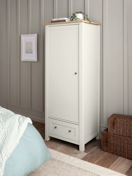 Chalk Malvern Paint Effect Single Wardrobe (B43864) | €520