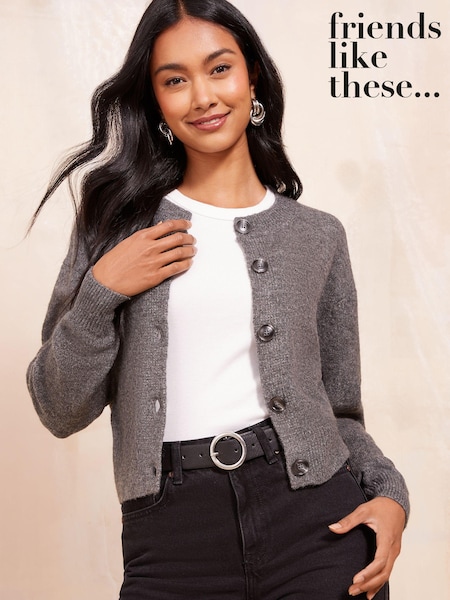 Friends Like These Cropped Button Through Cardigan (B44043) | € 29
