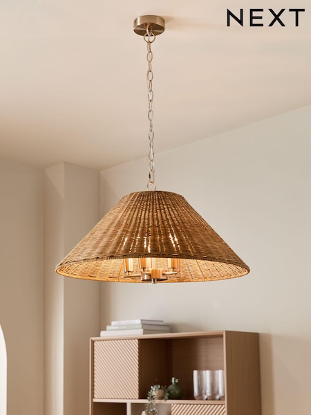 Natural Timor 5 Light Chandelier Ceiling Light Fitting (B44061) | €79