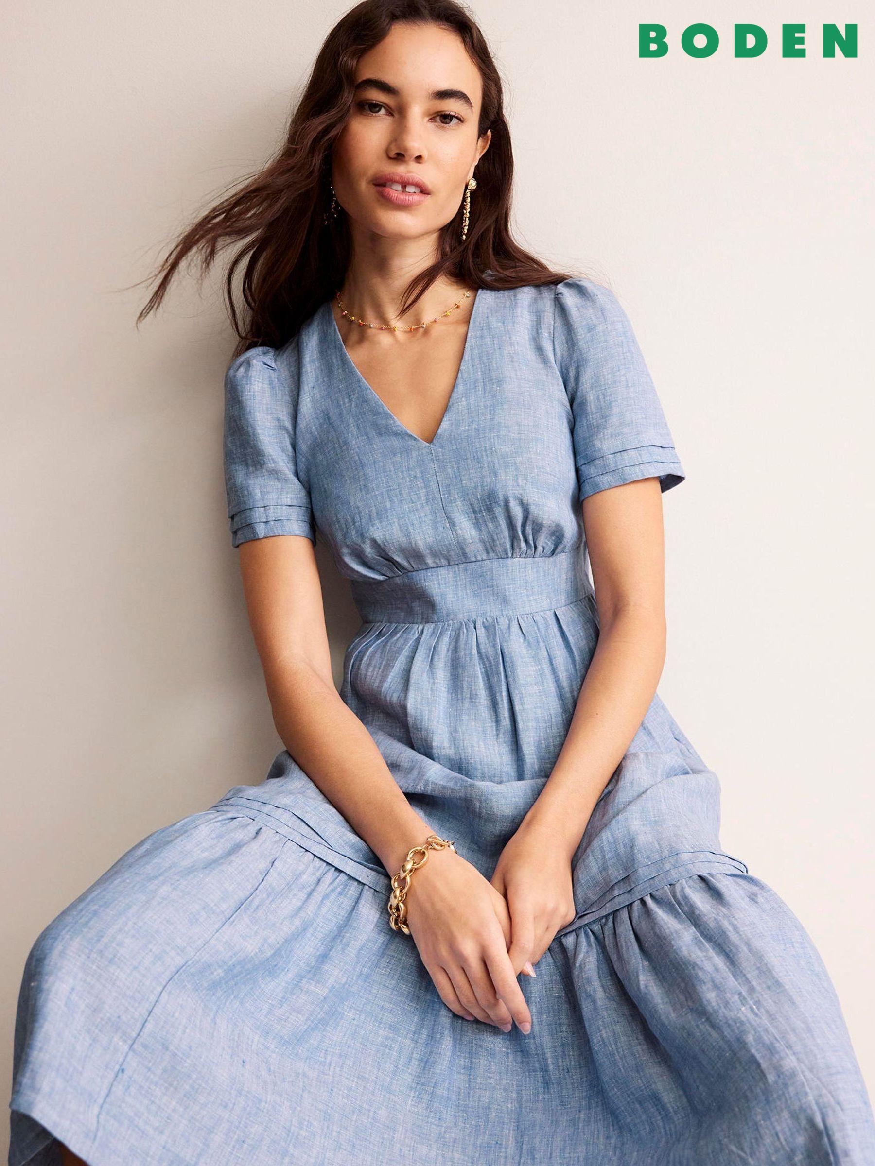 Women s Boden Summer Dress Plain Linen Dresses Next Luxembourg
