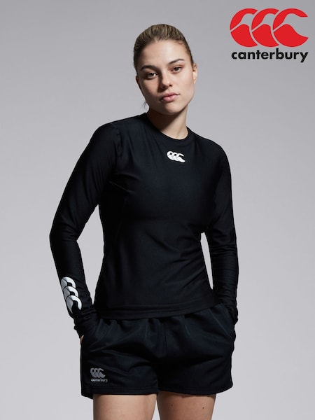 Canterbury Adult Womens Thermoreg Long Sleeve Black Top (B44246) | €69