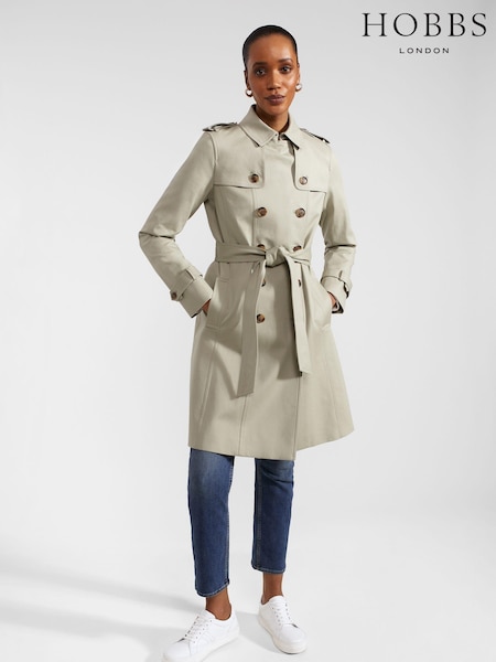Cream/Grau - Hobbs Saskia Trenchcoat (B44250) | 152 €