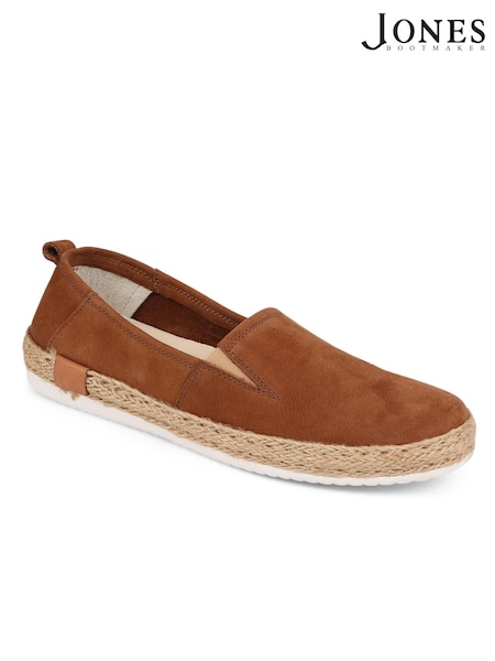 Jones Bootmaker Milan Leather Espadrille Flats (B44307) | ₪347