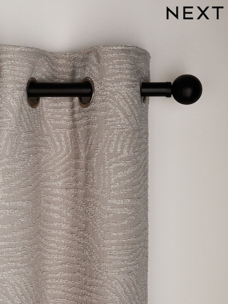 Textured Maze Jacquard Eyelet Lined Curtains (B44450) | 104 € - 219 €