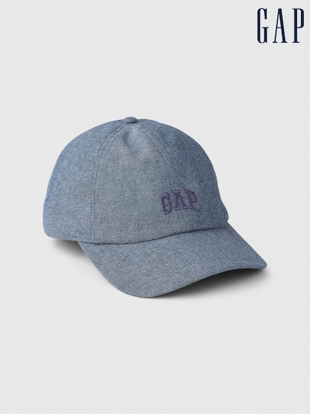 Azul - Gap Adult Cotton Logo Baseball Hat (B44659) | 21 €