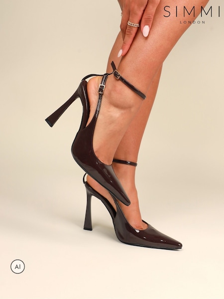 Brown - Simmi London Debbie Court Shoes
