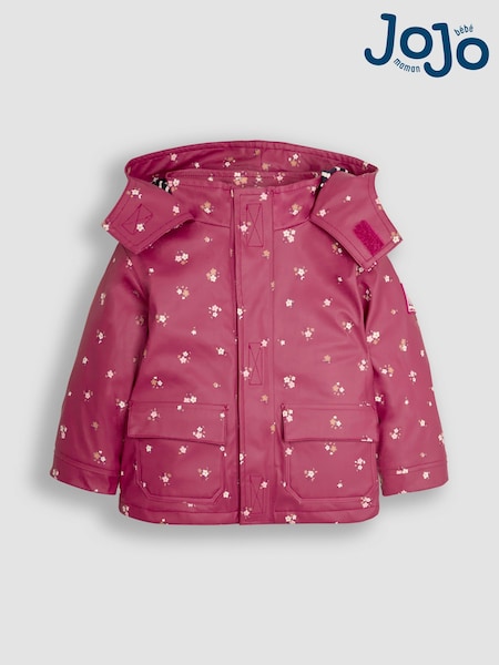 JoJo Maman Bébé Floral 3-In-1 Waterproof Jacket (B44939) | ‏323 د.إ.‏ - ‏ 346‏ د.إ.