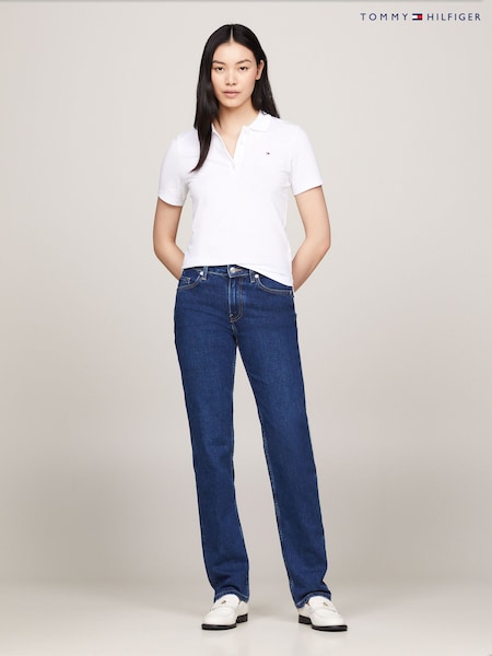 Tommy Hilfiger White Slim 1985 Pique Polo Shirt (B44964) | €95