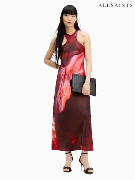 AllSaints Purple Betina Arches Dress (B45029) | €89