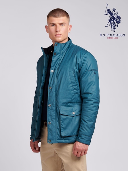 U.S. Polo Assn. Green Mens 100% Cotton 4 Pocket Field Jacket (B45070) | €258