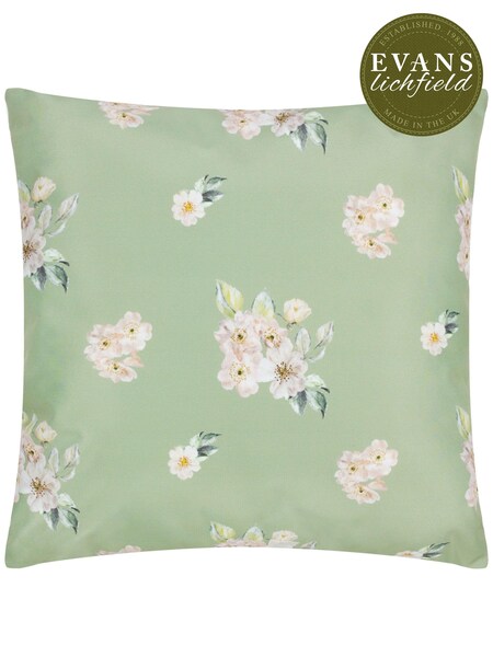 Evans Lichfield Green Canina Country Floral Outdoor Cushion (B45160) | $26