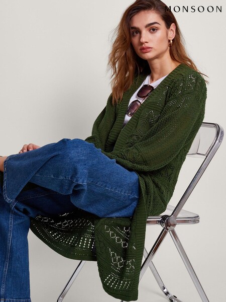 Monsoon Phea Pointelle Cardigan (B45250) | € 54