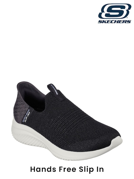 Skechers Black Womens Ultra Flex 3.0 Slip In Wide Fit Trainers (B45272) | 126 €