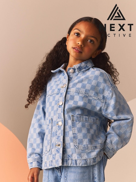 Check Denim Shacket (3-16yrs) (B45318) | 11,970 Ft - 15,560 Ft