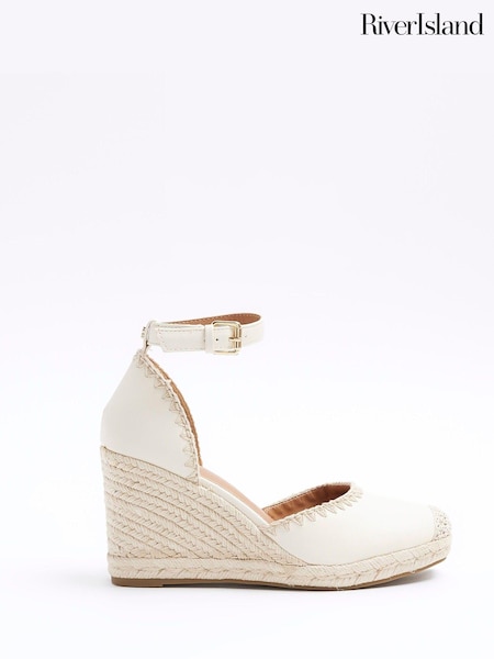 Cream - River Island Leopard Espadrille Pantofi cu platformă Sandale (B45529) | 143 LEI