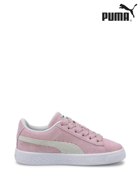 Puma Pink Suede Classic XXI Kids Trainers (B45547) | €30