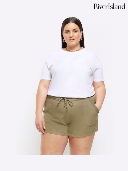 River Island Curve Casual Relaxed Shorts (B45556) | 107 LEI